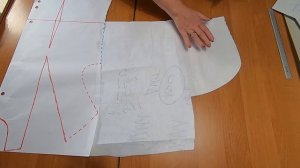 Рукав летучая мышь. Простое построение