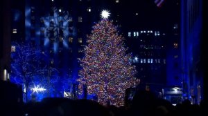 Watch the 2019 Rockefeller Center Christmas Tree Light Up for the Holidays