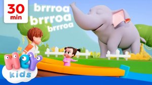 Come parlano gli animali?  Versi degli animali | Canzoni Educative per Bambini | HeyKids Italiano