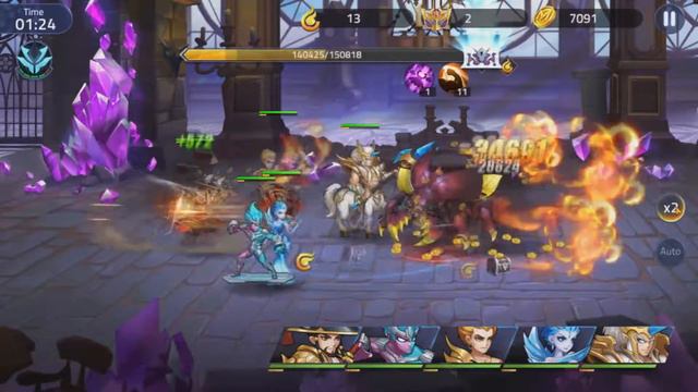 Guild Boss damage tests! / Босс гильдии тесты урона! [Mobile Legends : Adventure] смотреть онлайн