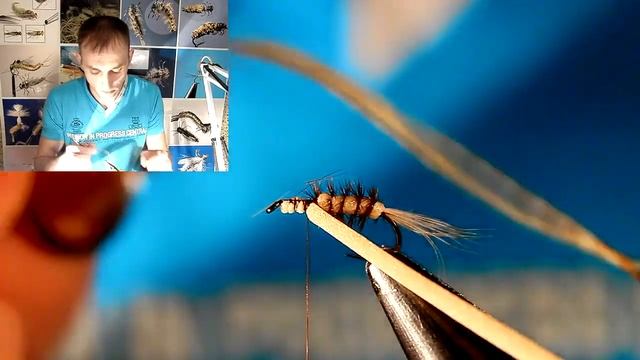 Вязание мушки для рыбалки Spartan Grey смотреть онлайн