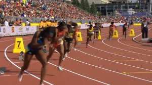 17 y/o Kaylin Whitney 22.65 wins 200m Final PanAm Games 2015