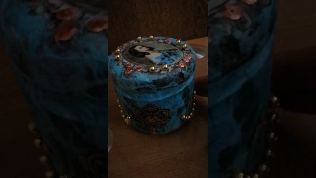 ШКАТУЛКА, СВОИМИ РУКАМИ, С ЭЛЕМЕНТАМИ ДЕКУПАЖА! смотреть онлайн