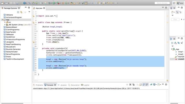 Java programming Tutorials 2017 | Java JButton & JTextField смотреть онлайн