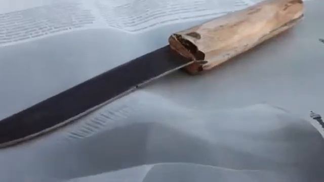 НОЖ ИЗ ПОЛОТНА ДВУРУЧНОЙ ПИЛЫ смотреть онлайн