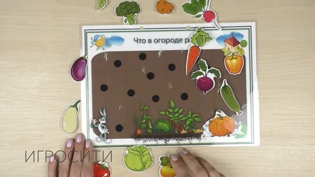 Игра на липучках "Что в огороде растет?", Frenchoponcho смотреть онлайн