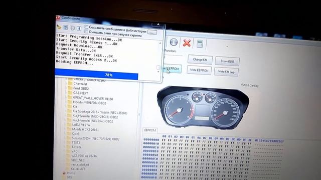 IPROG+ - Коррекция одометра на Ford Focus 2 через OBD разъем ! смотреть онлайн