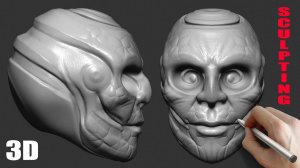 Стилизация и Импровизация в Zbrush | 3D Скульптинг Головы