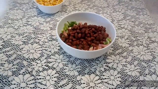 БЫСТРЫЙ САЛАТ С ФАСОЛЬЮ И СУХАРИКАМИ/РЕЦЕПТ ВКУСНОГО САЛАТА/САЛАТ НА ПРАЗДНИЧНЫЙ СТОЛ/