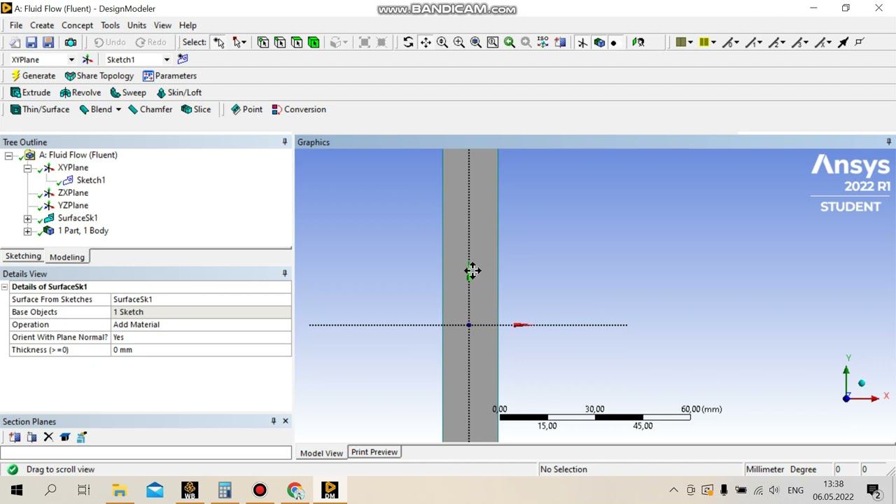 Урок 7. Часть 1. Premixed combustion using Ansys Fluent.