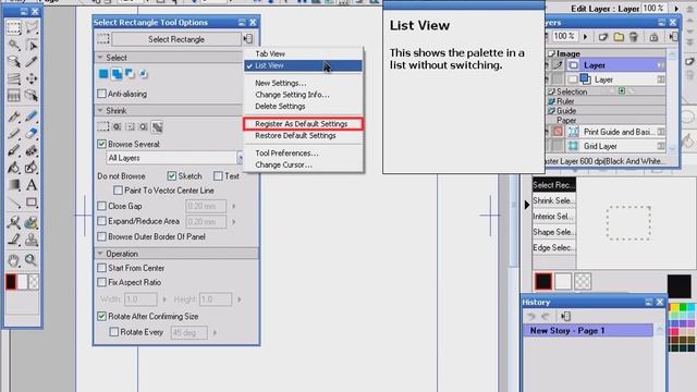 Уроки Manga Studio / Урок 11 (Инструменты выделения) смотреть онлайн