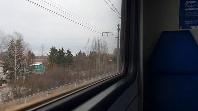 Поездка в салоне Пригородного Электропоезда ЭТ2М 118 смотреть онлайн