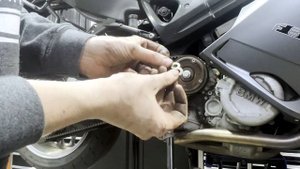 BMW F800 S ST GT Drive Belt Replacement EASY