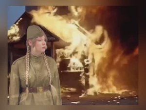 Лера Сергаева прочла стихотворение «Мальчик из села Поповки» Самуила Маршака