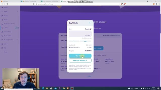 NEW PancakeSwap V2 Lottery!!! How to use and can we win the Jackpot?! смотреть онлайн