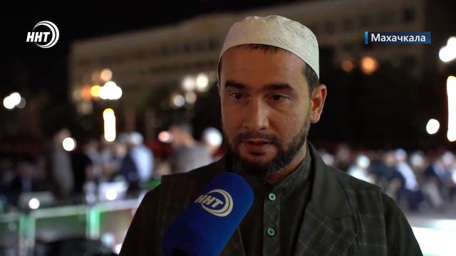 Мавлид на площади города Махачкала смотреть онлайн