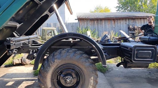 Кузов самосвал своими руками на Дизельный Газ 66 Часть 1.
