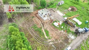 Бетононасос на стройке: заливка фундамента и межэтажных перекрытий