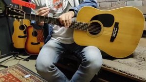 Винтажная акустическая гитара Morris W-20 (Japan). ПРОДАНА!