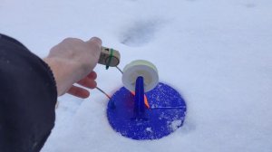 Сигнализатор поклевки для жерлицы.