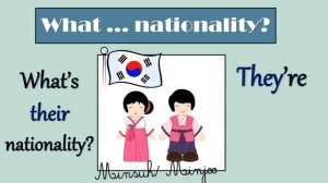 Talking about countries and nationalities : English Language