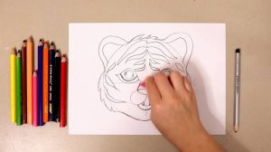 КАК НАРИСОВАТЬ ТИГРА?ЛЁГКИЙ СПОСОБ?️2022
