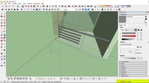 3d modeling without extensions in Sketchup  | Hostel model in sketchup