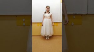 ДШИ№6 г. Барнаул. Бадрова Ася, Н. Плевицкая "Лучинушка", Моцарт "Детские игры "