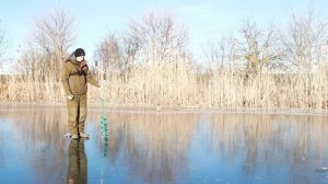 Рыбалка со льда 2023 . ОСТАВИЛИ ЖЕРЛИЦЫ НА НОЧЬ И...УТРОМ ИДЕМ ПРОВЕРЯТЬ-СРАБОТАЛИ ВСЕ.