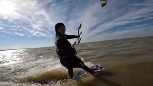 Кайтсерфинг и Виндсерфинг в Ростовской области , Павло-Очаковская коса, октябрь 2022 #KITEROSTOV