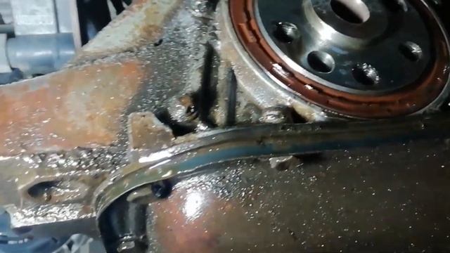 Как снять коробку передач (КПП) заменить сальник коленвала и прокладку поддона на ваз 2110 смотреть онлайн