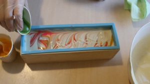 Making Soap, Cold Process. Мыло с нуля. "Цветочная поляна". Холодный способ.