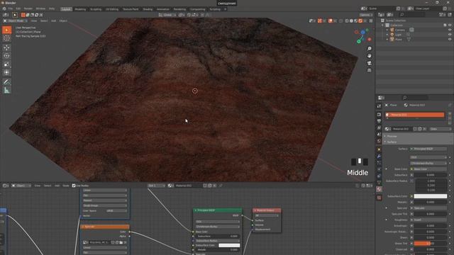 Как быстро создать PBR Material + Node wrangler в Blender 3d