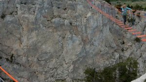 Крым Ай-Петри подвесной мост