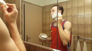Бритье с Fatip Piccolo open comb, Gillette Rubie Plus, Nivea до и после.