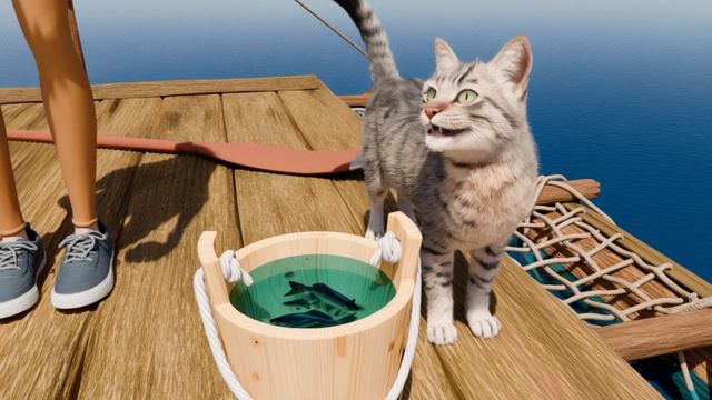 CatNap и девочка подверглись нападению акул!Huggy Wuggy и Miss Delight! смотреть онлайн