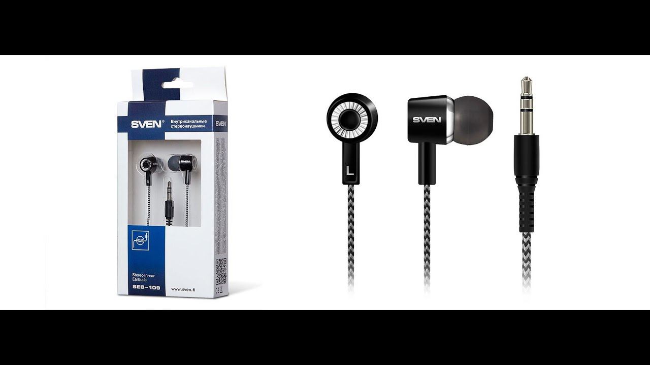 SVEN E109 Бюджетные наушники для Телефона или Планшета. смотреть онлайн