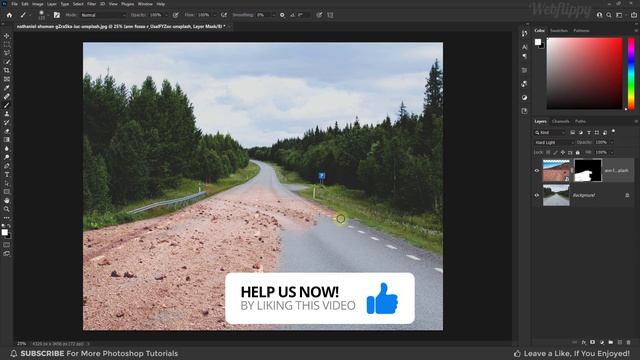 Photoshop Tutorial | Dirt Road Effect in Photoshop смотреть онлайн