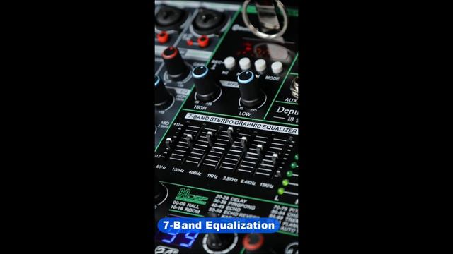 Depusheng PA8/12/16 Audio Mixer Soundboard Console 8 Channel Bluetooth Built-in 99 Reverb Effect смотреть онлайн
