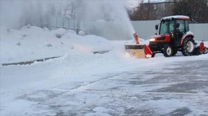 Снегоуборщик на тракторе KIOTI