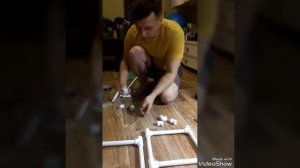 Снегоступы из ПВХ трубы своими руками.Часть 1