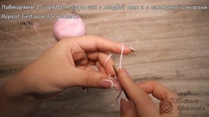 Двухсторонний узор для шарфа спицами | Double-sided knitting pattern for scarf