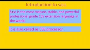 Sass tutorial for beginners #1 : Introduction to Sass | in hindi.