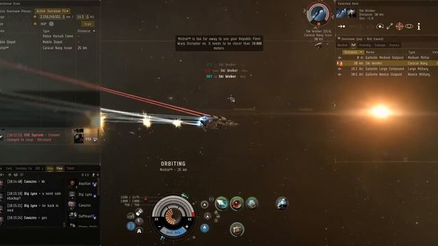 EvE Online: Confessor Vs. Caracal Navy Issue смотреть онлайн