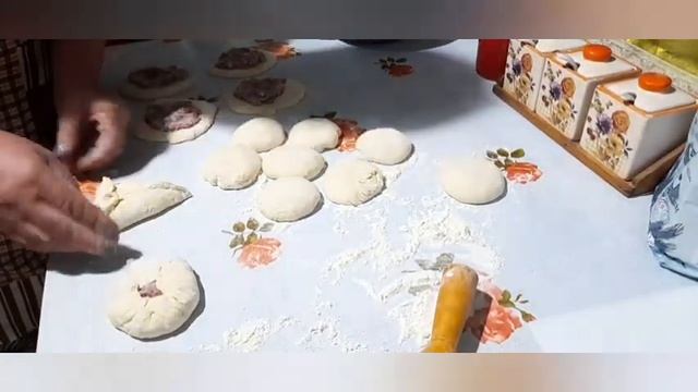 Поработали,можно и покушать//Готовлю вкусный обед//Беляши с  мясом//