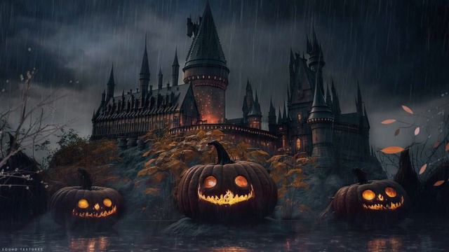 Harry Potter Music & Ambience | Halloween at Hogwarts - Common Rooms, .with ASMR Weekly