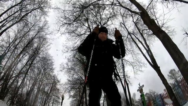 Предновогодние лыжи в измайловском парке смотреть онлайн