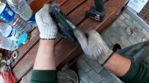 Как самому почистить шкив приводного ремня от мусора АУДИ 100 ц4 2 5 тди 1992 года