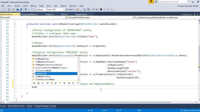 20 - Configure One to One Relationship in Fluent API | Code First | EF 6 смотреть онлайн
