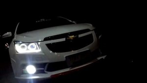 Tuning headlights Chevrolet Cruze.Тюнинг оптики для шевроле круз.